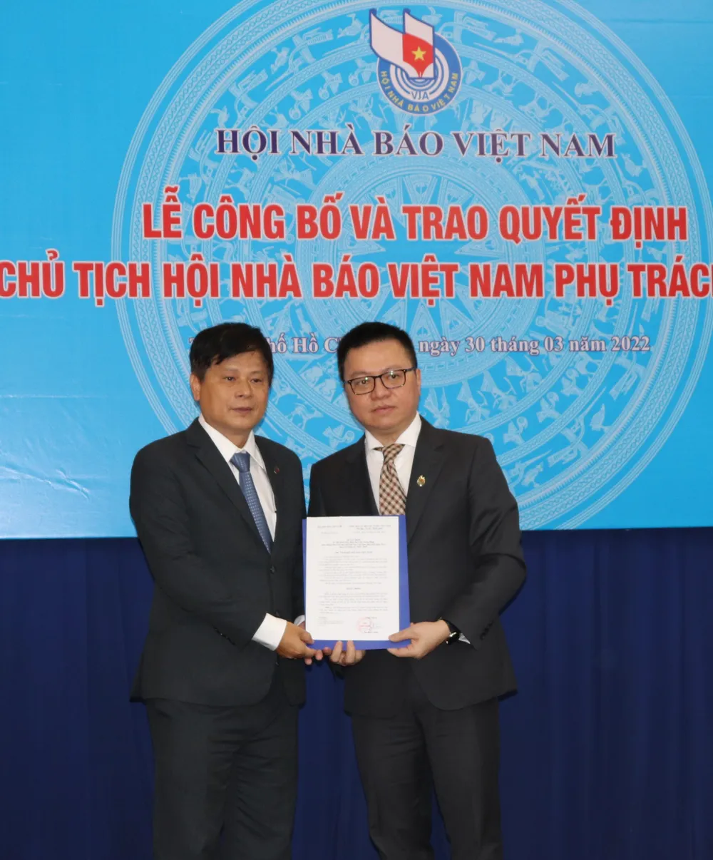 Nhà báo Trần Trọng Dũng làm Phó Chủ tịch Hội Nhà báo Việt Nam phụ trách phía Nam ảnh 1