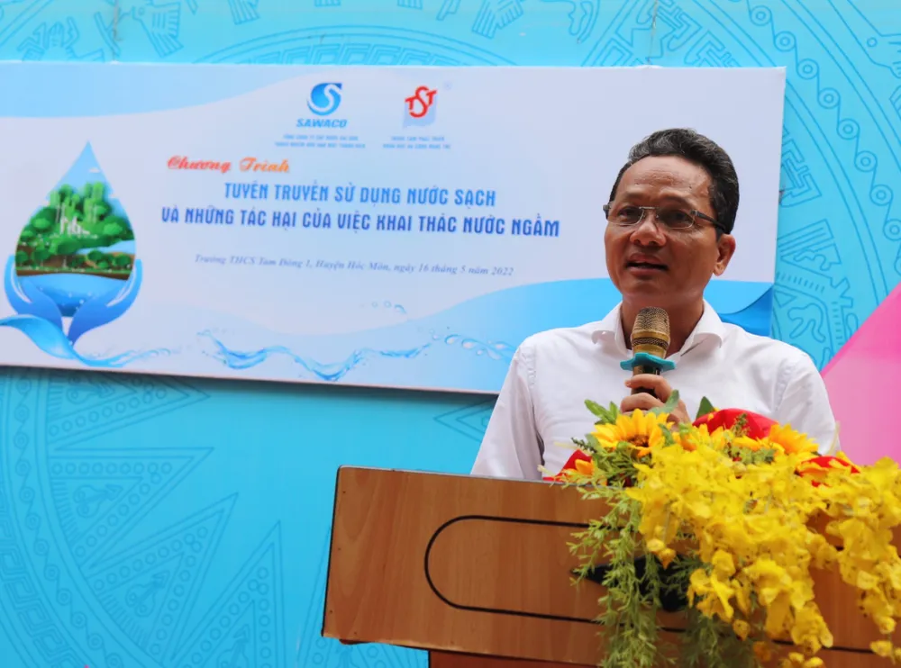 Học sinh tìm hiểu về sử dụng nước sạch bằng công nghệ 3D ảnh 1