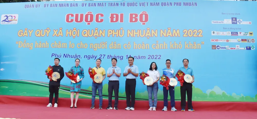 Cuộc đi bộ gây Quỹ xã hội quận Phú Nhuận được quận tổ chức trong nhiều năm nay