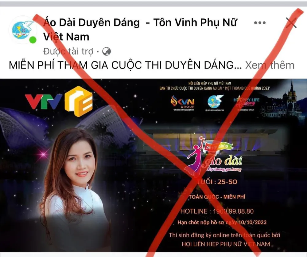 Một trong những fanpage được Hội LHPN TPHCM khuyến cáo. Ảnh chụp từ trang fanpage Một trong những fanpage được Hội LHPN TPHCM khuyến cáo. Ảnh chụp từ trang fanpage