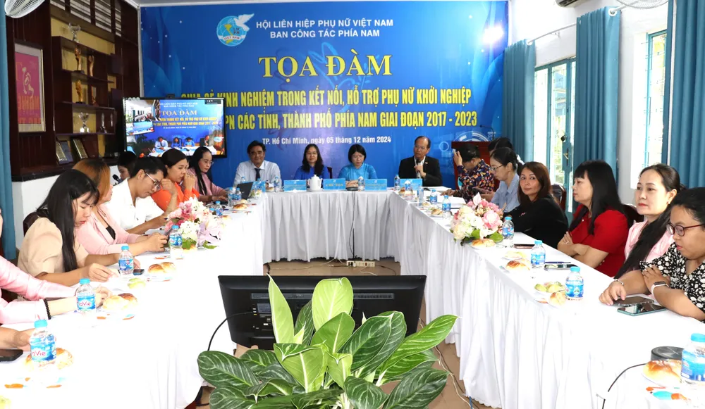 Các đại biểu tham dự tọa đàm tại điểm cầu TPHCM