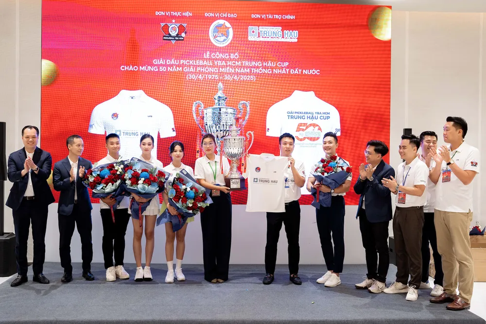 Công bố Giải đấu Pickleball YBA HCM Trung Hậu Cup