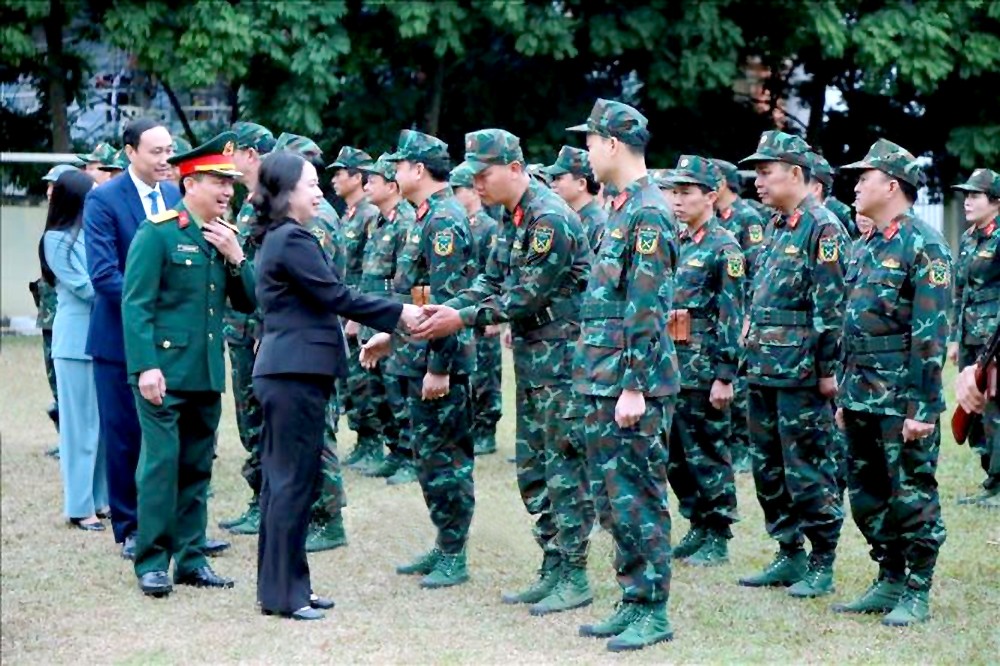 国家副主席探望并向优抚政策对象拜年