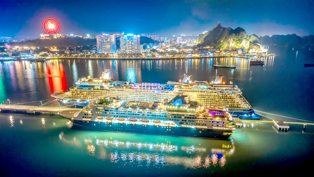 广宁省正是多艘国际邮轮的旅游目的地。