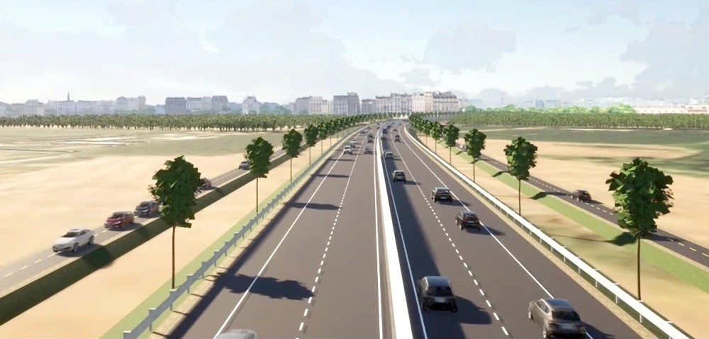 环市四路配景图。