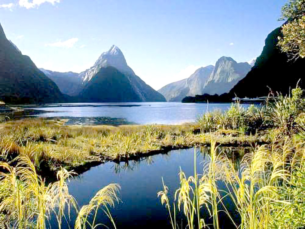 新西兰皇后镇美丽的风景。