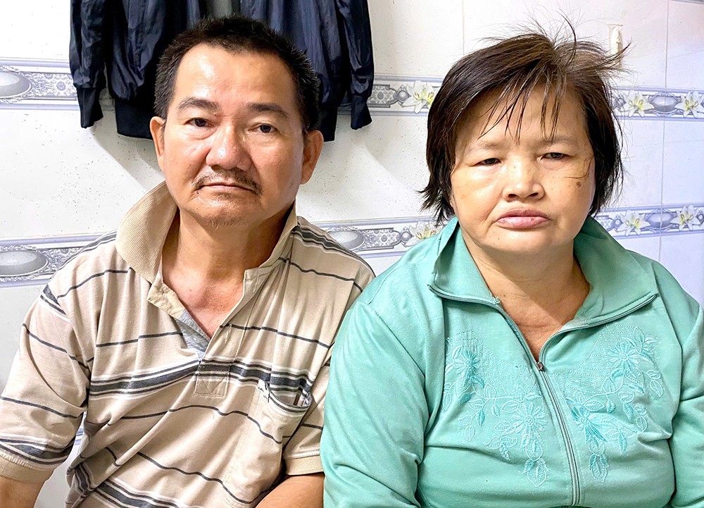 刘兰与丈夫徐远。