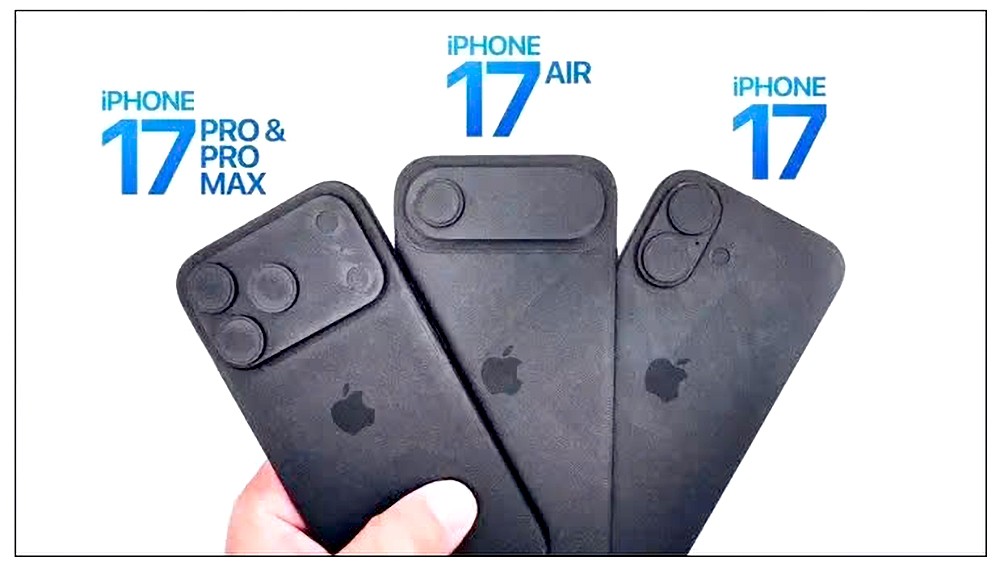 iPhone 17系列3D模型曝光：横向矩阵相机设计大变样