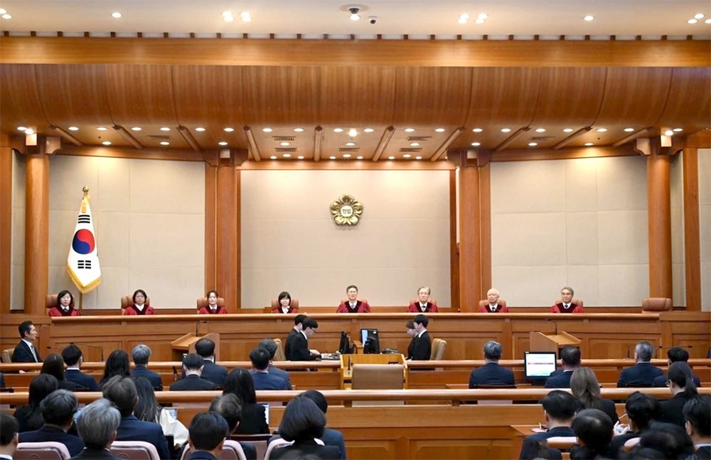 韩国宪院裁定罢免尹锡悦