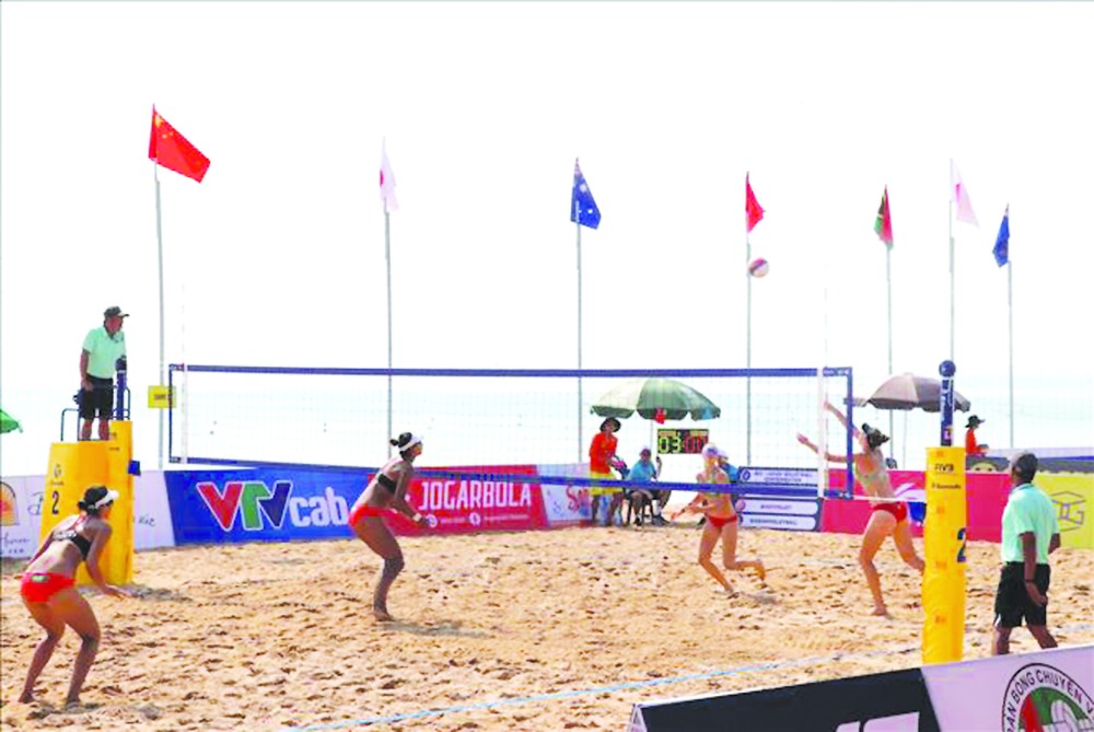 2025年亚洲女子沙滩排球锦标赛开赛