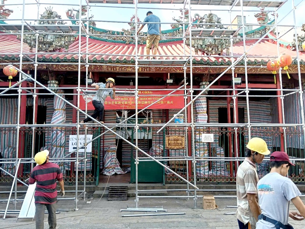 福建霞漳会馆第二阶段修缮工程动工