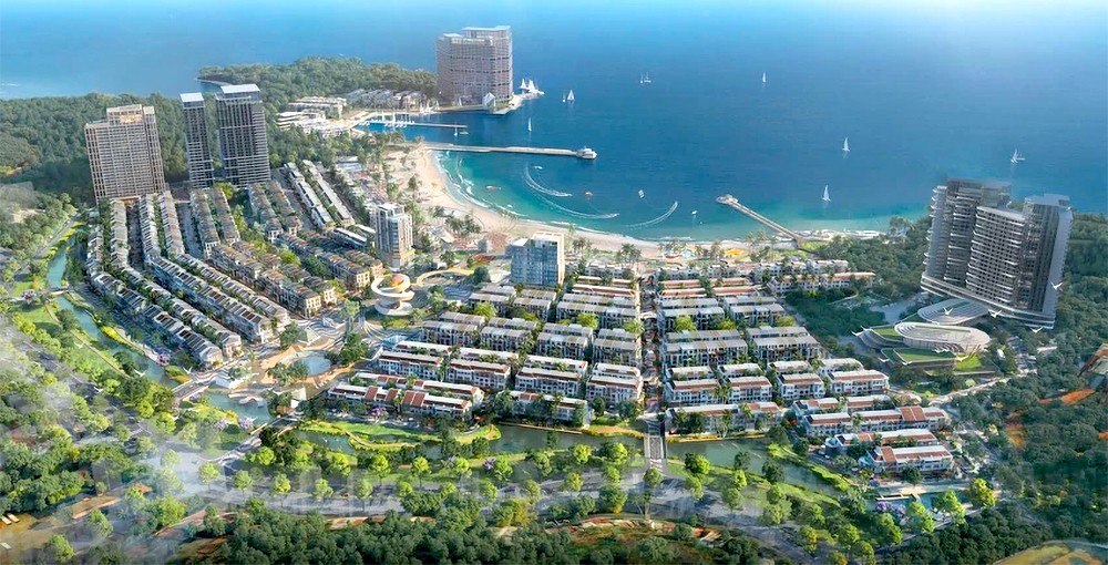 越南一绿色项目的总体配景图。