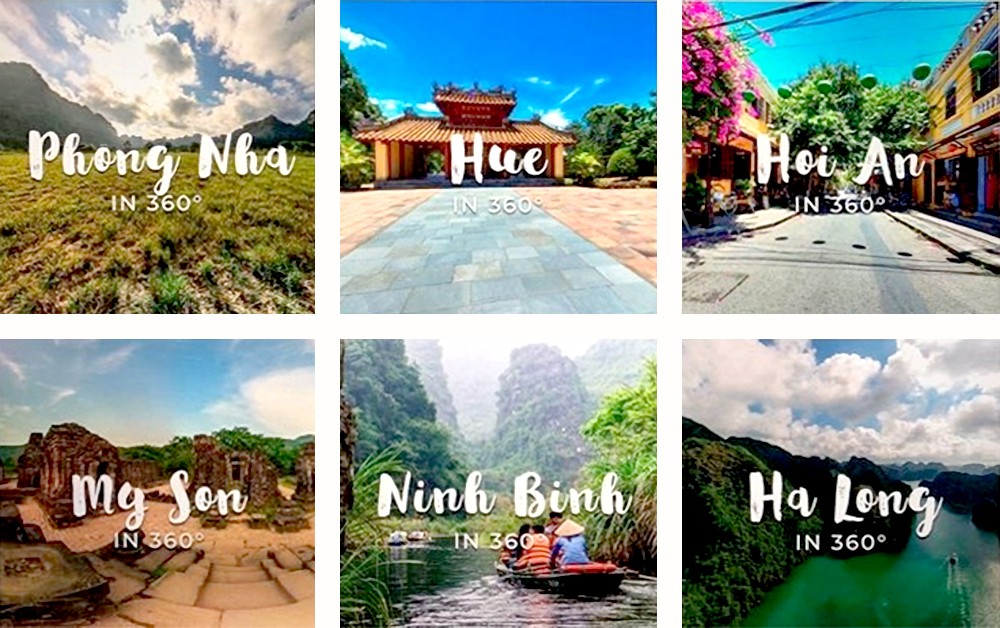 越南热门旅游目的地。