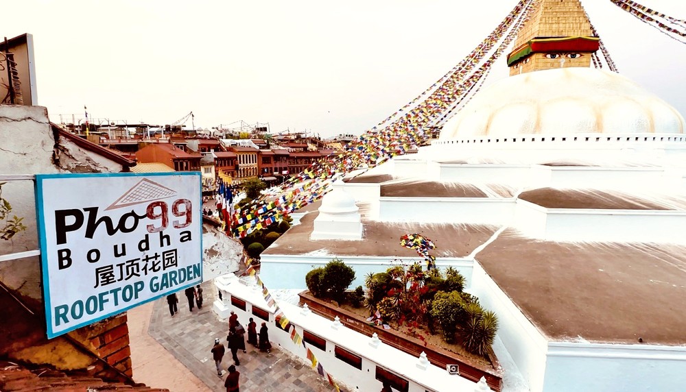 在尼泊尔的Pho 99餐厅。