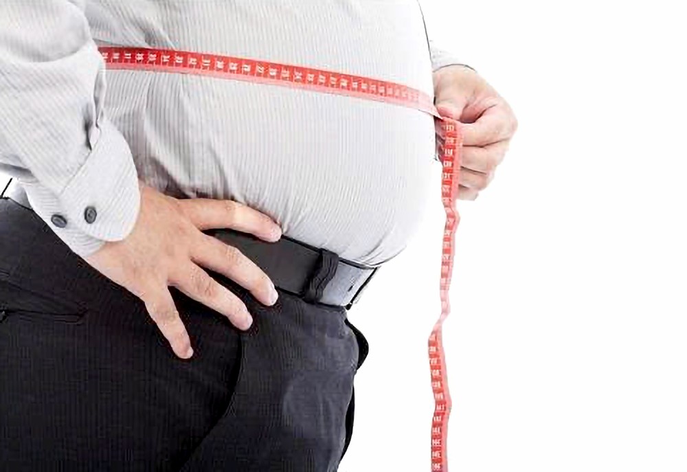 腰围越大，患病风险越高。