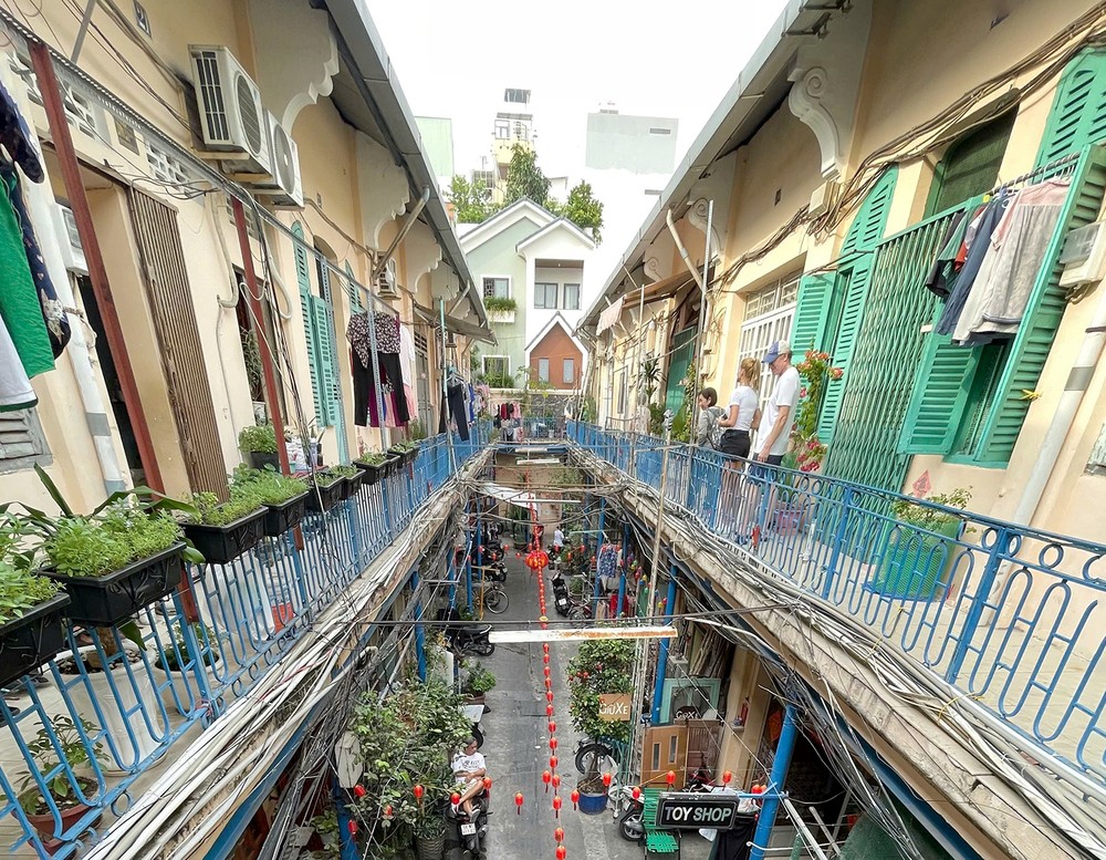 华人古巷也是堤岸坊的一大特色。图为国内外游客著名打卡点 ─ 豪仕坊。