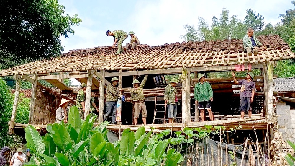 到本月底所有革命有功者临时危旧房将换新貌