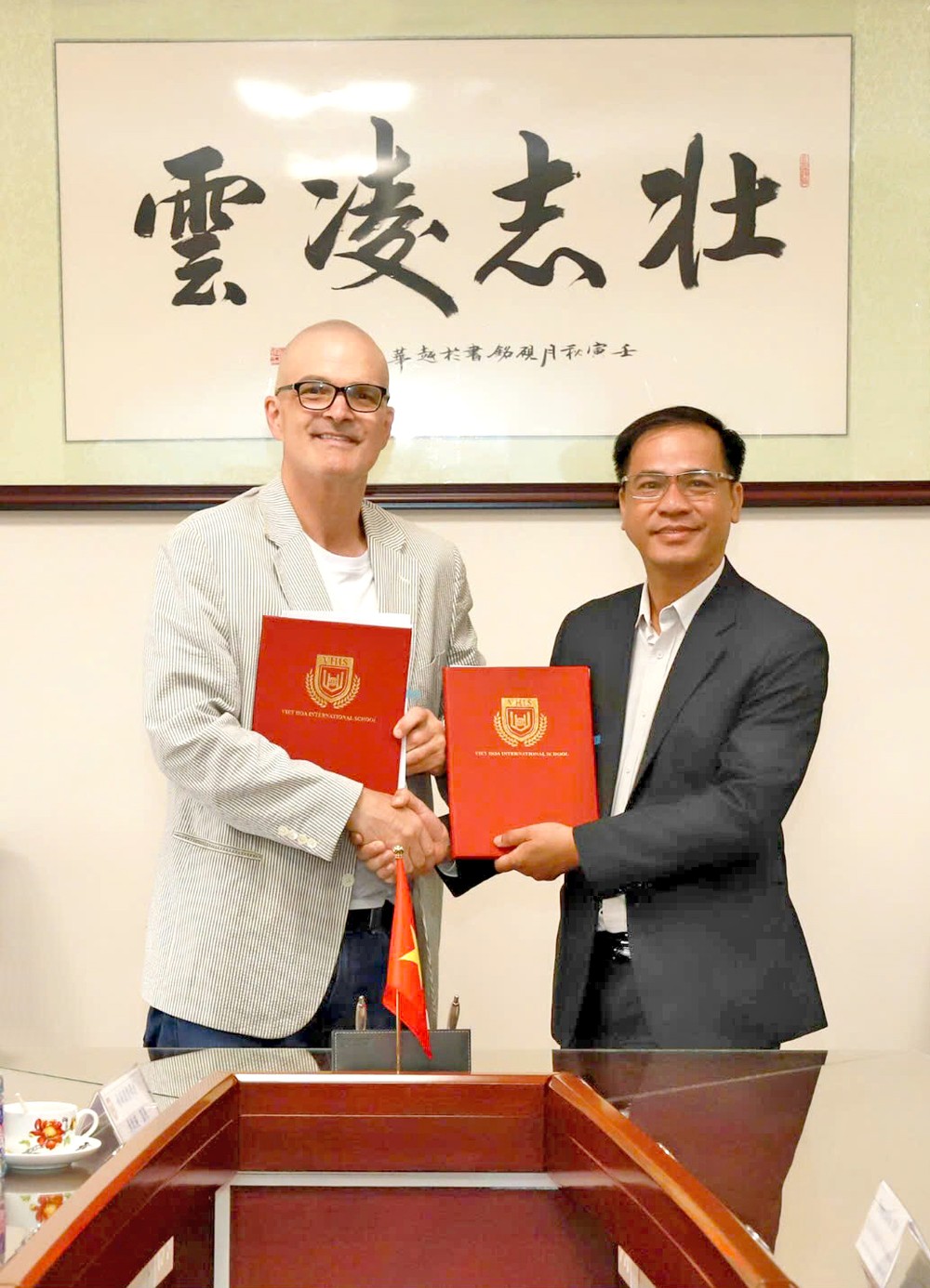 越华国际学校与土龙木大学推动华文教育