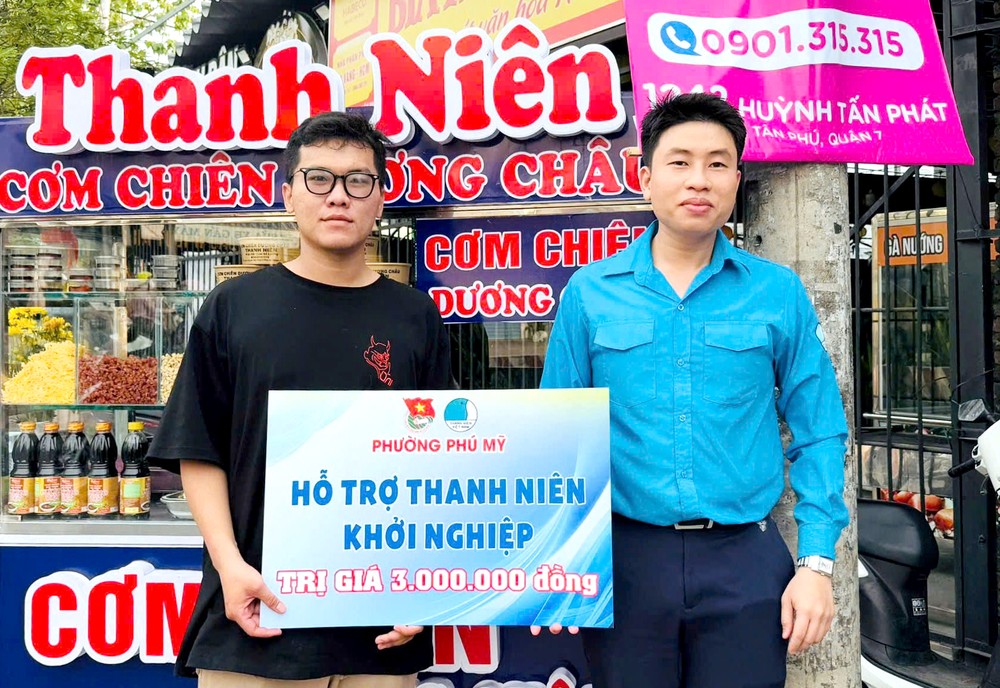 潘忠海辅助谋生工具以供青年创业。