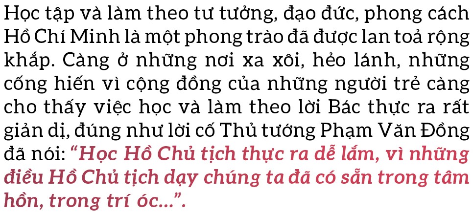 Học Bác để phụng sự Tổ quốc, sống tốt hơn ảnh 6