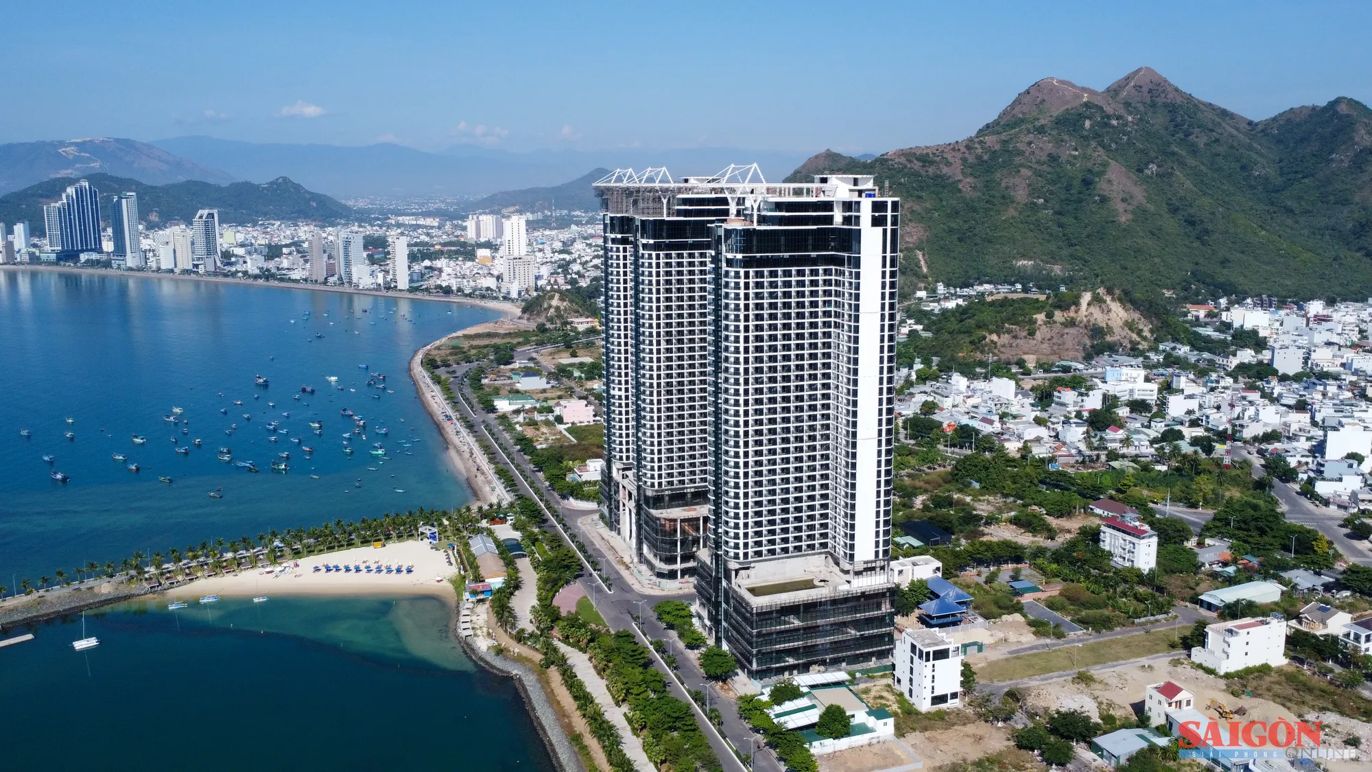 Dự án cách phường Nha Trang khoảng 7km về hướng Nam. Ảnh: HIẾU GIANG dasua-1.jpg