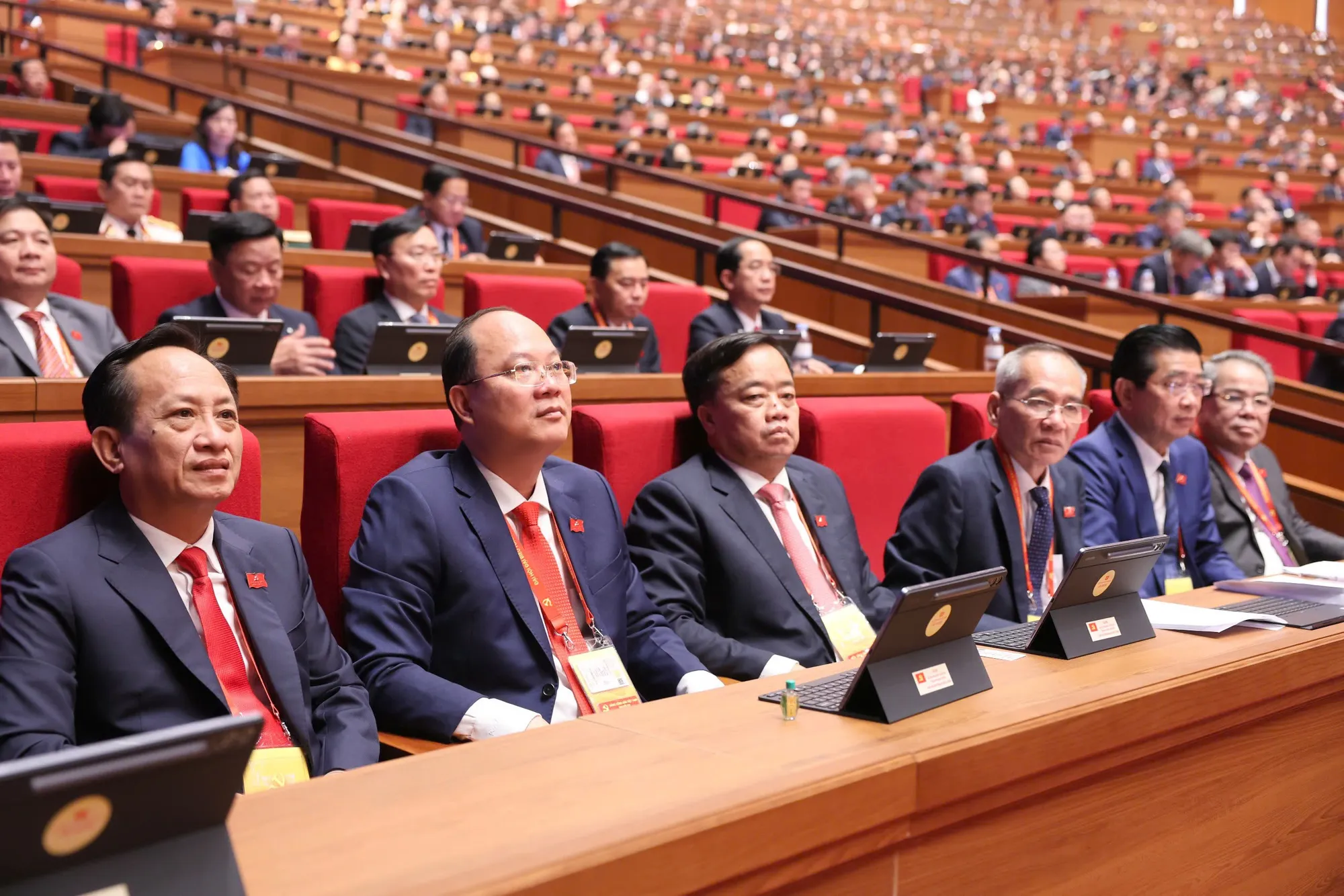 Đại biểu dự đại hội. Ảnh: QUANG PHÚC đb 1.jpeg