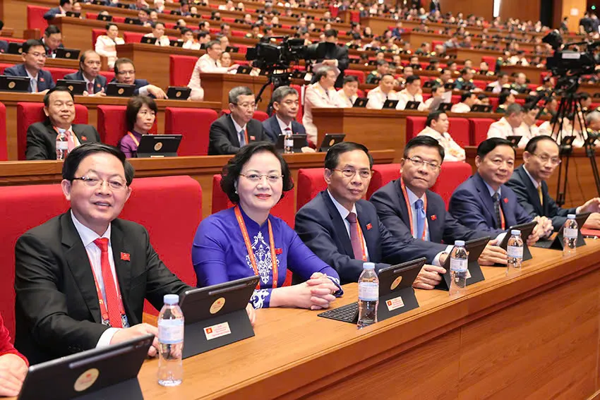 Đại biểu dự đại hội. Ảnh: QUANG PHÚC ĐB DỰ 19.jpeg