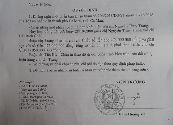 Mới đặt cọc đã chiếm đất cất nhà ảnh 2