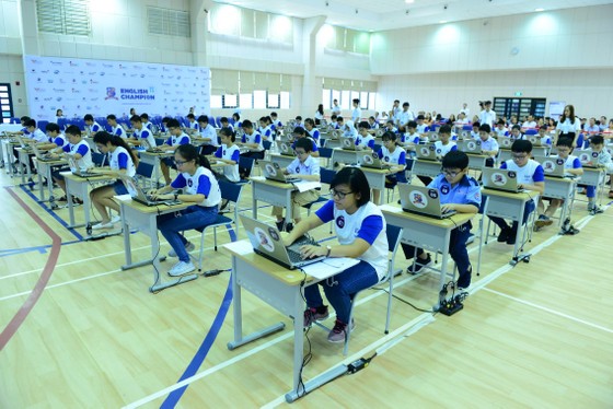 500 học sinh thi đấu loại trực tiếp tại English Champion 2019 ảnh 1