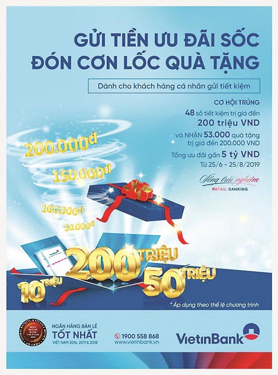 Hàng chục ngàn khách hàng hưởng ưu đãi khi gửi tiền tiết kiệm tại VietinBank ảnh 1