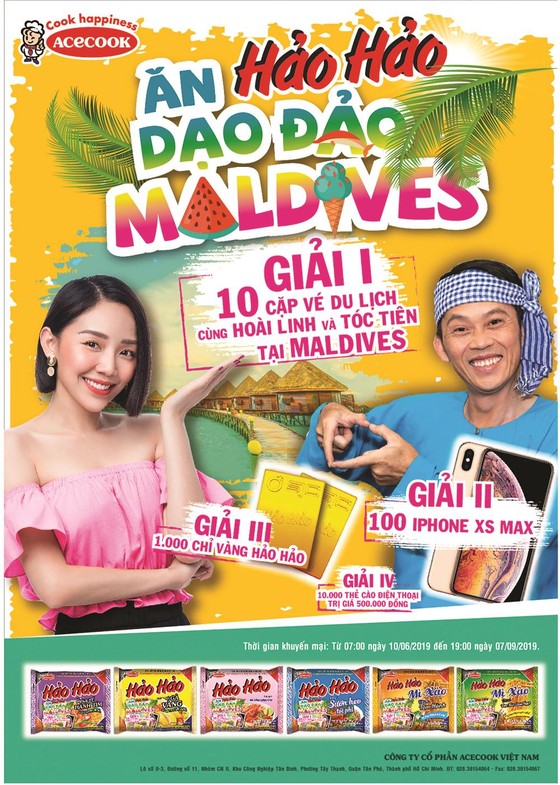 Quay số tìm khách may mắn đợt 2 “Ăn Hảo Hảo, dạo đảo Maldives” ảnh 1