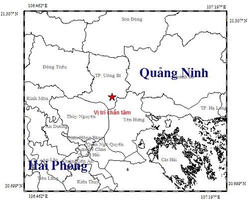 Động đất gần vịnh Hạ Long ảnh 1