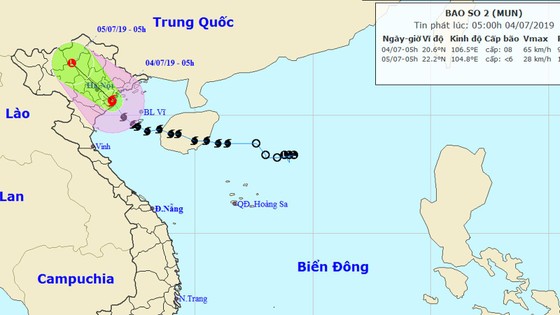 Bão số 2 giật cấp 11 đã đổ bộ vào các tỉnh từ Hải Phòng đến Nam Định ảnh 1