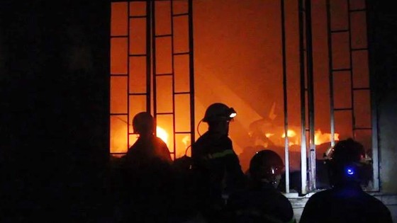 Cháy lớn tại Công ty TNHH Golden Hill Việt Nam, Cảnh sát PCCC TPHCM, ảnh 1