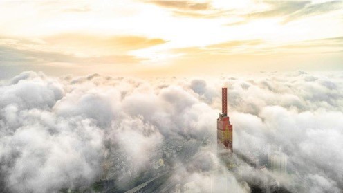'Nụ cười Việt Nam' tỏa sáng trên tháp Landmark 81 truyền đi thông điệp hòa bình ảnh 4