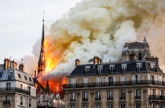 Nhiễm độc chì vụ cháy nhà thờ Đức Bà Paris ảnh 1