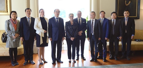 Bí thư Thành ủy Nguyễn Thiện Nhân hội kiến Thủ tướng Australia Scott Morrison ảnh 3