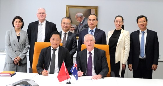 Bí thư Thành ủy Nguyễn Thiện Nhân hội kiến Thủ tướng Australia Scott Morrison ảnh 8