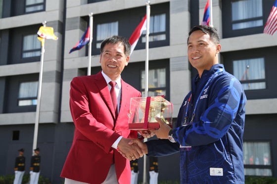 Lễ thượng cờ 'hoành tráng' của đoàn thể thao Việt Nam tại SEA Games 30 ảnh 5
