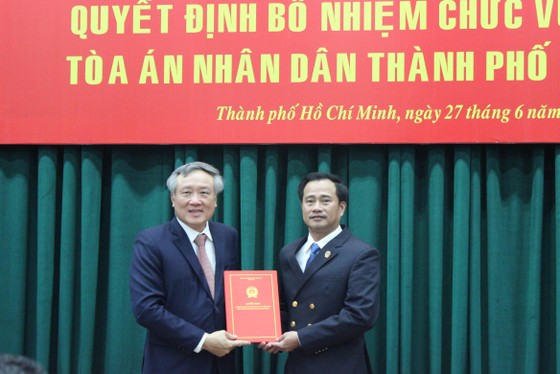 Bổ nhiệm ông Lê Thanh Phong làm Chánh án TAND TPHCM ảnh 1