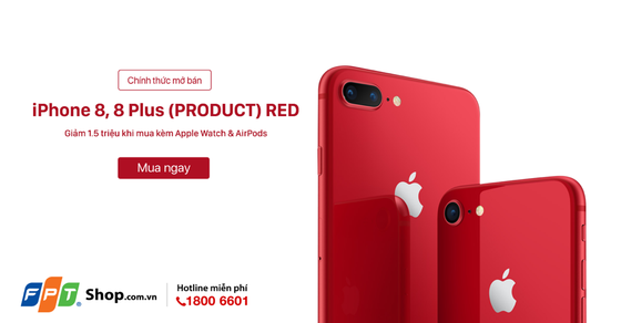 FPT Shop và F.Studio By FPT chính thức bán Phone 8/8 Plus RED ảnh 1