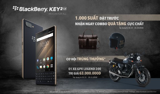 BlackBerry KEY2 LE giá 11.790.000 đồng ảnh 2