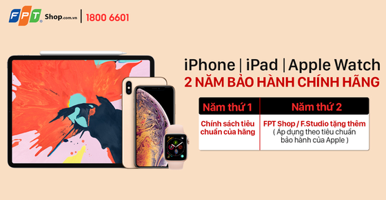 Tặng gấp đôi thời gian bảo hành khi mua sản phẩm Apple chính hãng tại FPT Shop ảnh 1