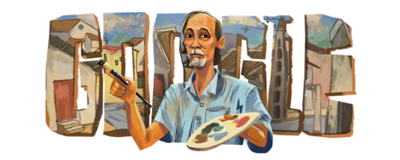 Google Doodle vinh danh “danh họa phố cổ” Bùi Xuân Phái ảnh 1