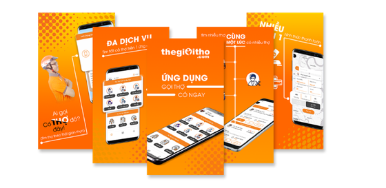 Thế Giới Thợ, nền tảng gọi thợ trên di động ảnh 1