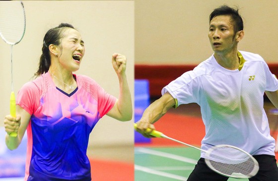 Cặp vợ chồng Vũ Thị Trang và Nguyễn Tiến Minh vẫn nỗ lực tập luyện cho mục tiêu giành vé dự Olympic.