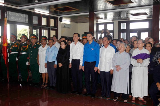 Đưa hài cốt anh hùng Nguyễn Văn Trỗi về Nghĩa trang Liệt sĩ TPHCM ảnh 4