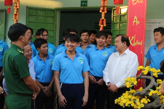 Đoàn lãnh đạo TPHCM chúc tết các cơ sở cai nghiện ma túy ảnh 2