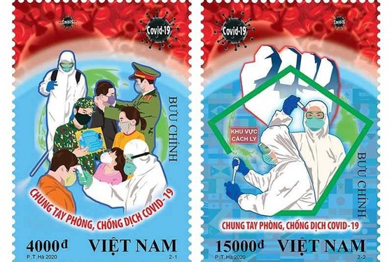 Phát hành bộ tem “Chung tay phòng, chống dịch Covid-19” ảnh 1