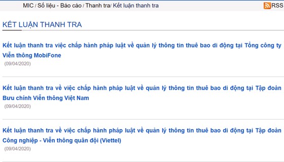 Viettel, VNPT, MobiFone bị xử phạt 270 triệu đồng do vi phạm trong quản lý thuê bao di động ảnh 1